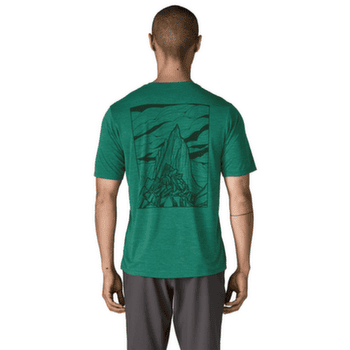 T-shirt a manches courtes Patagonia Cap Cool Daily Shirt - Cloud Crag Men Limestone Yellow - Light Limestone Yellow X-Dye
