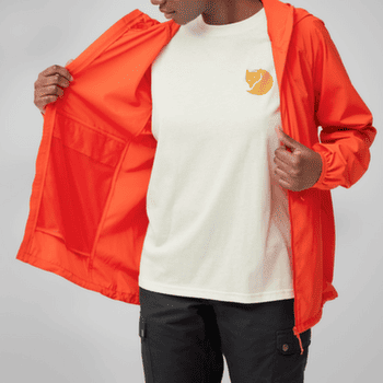 Veste Fjällräven HIGH COAST WIND HOODIE WOMEN Chalk Rose