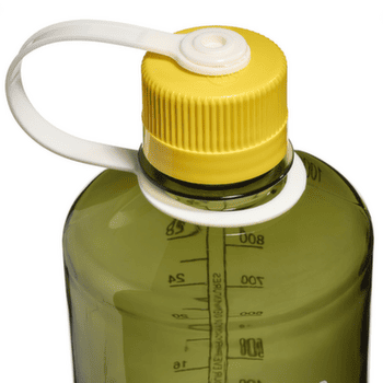 Bouteille Nalgene Narrow-Mouth 1000 mL Sustain Oil Green w/Freesia