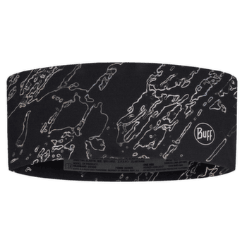 Bandeau Buff Coolnet UV Wide Headband ANTER BLACK