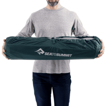 Tôle d'assise Sea to Summit Comfort Deluxe Self Inflating Mat Large Rectangular Wide Rain Forest