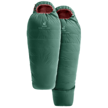Sac de couchage deuter Starlight Down seagreen-redwood