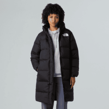 Veste longue The North Face NUPTSE PARKA Women GOE TNF BLACK/NPF/RECYCLED DOWN