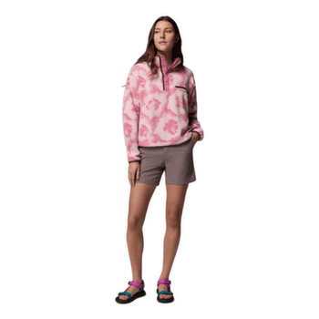 Sweat-shirt Columbia Helvetia™ II Printed Cropped Half Snap Women Rosette, Sprayflower 661