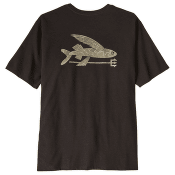 T-shirt a manches courtes Patagonia Flying Fish Responsibili-Tee Men Den Brown: Coastal Edge
