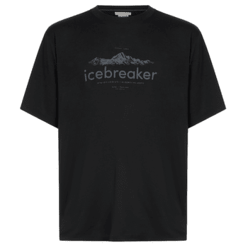 T-shirt a manches courtes Icebreaker Merino 150 Tech Lite SS Relaxed Tee icebreaker Heritage Men BLACK