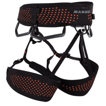 Siege Mammut Comfort Fast Adjust Harness Men black-safety orange 00430