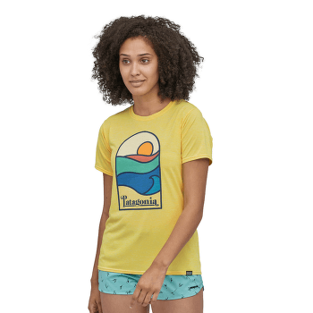 T-shirt a manches courtes Patagonia Cap Cool Daily Graphic Shirt Women 73 Skyline: Feather Grey