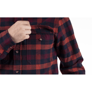 Chemises a manches longues Fjällräven Skog Shirt Men Dark Navy-Dark Oak