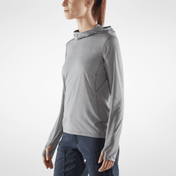 T-shirt a manches longues Fjällräven Abisko Sun-hoodie Women Port