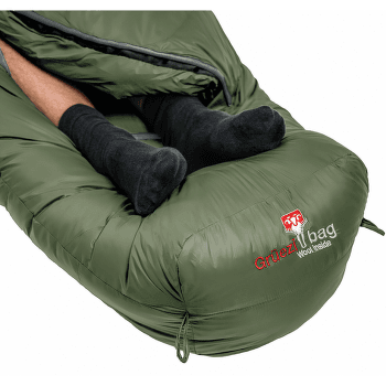Sac de couchage Grüezi bag Biopod Wolle Survival XXL Wide Greenery