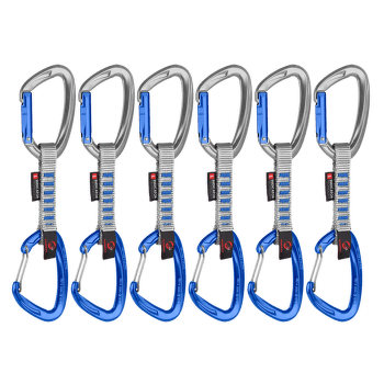 Ensemble Expreska Mammut Crag Keylock Wire Indicator 6-Pack Quickdraws 32200 silver-ultramarine