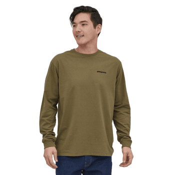 T-shirt a manches longues Patagonia Long-Sleeved P-6 Logo Responsibili-Tee Men Black