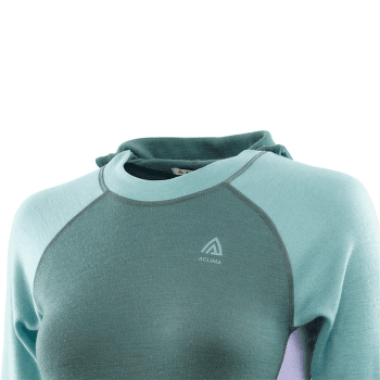 Sweat-shirt Aclima WarmWool Hood Sweater Women North Atlantic / Reef Waters / Purple Rose