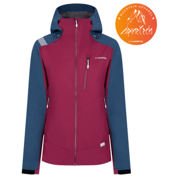 Veste La Sportiva ALPINE GUIDE SOFTSHELL JACKET Women Red Plum/Opal