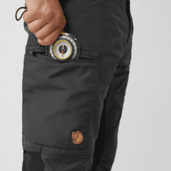 Pantalons Fjällräven Kaipak Trousers Men Dark Grey-Black
