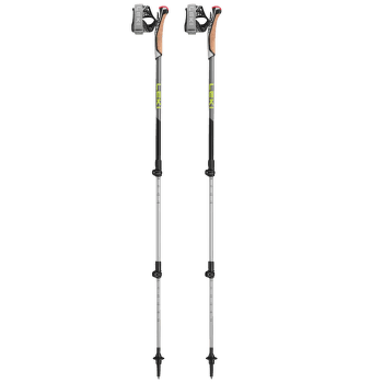 Trou Leki Traveller Alu black-silvergray-neonyellow