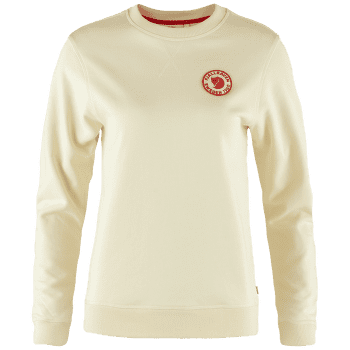Pull Fjällräven 1960 Logo Badge Sweater Women Chalk White