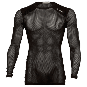 T-shirt a manches longues Aclima WoolNet Light Crewneck Men Jet Black