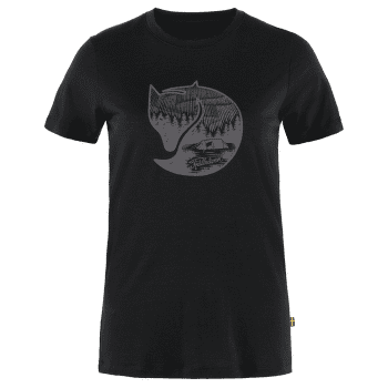 T-shirt a manches courtes Fjällräven Abisko Wool Fox SS Women Black-Iron Grey