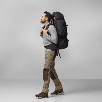 Sac a dos Fjällräven Kajka 75 M/L Coal Black