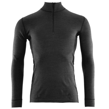 T-shirt a manches longues Aclima WarmWool Mock Neck Shirt Men Marengo/Jet Black