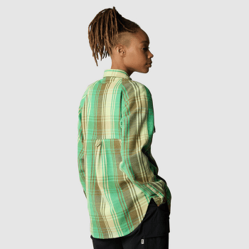 Chemises a manches longues The North Face SET UP CAMP FLANNEL Women OPTIC EMERALD TESSELLATION MEDIUM PLAID