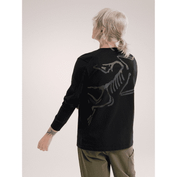 T-shirt a manches longues Arcteryx Kragg Cotton Bird Crew LS Women Lt Moondrop