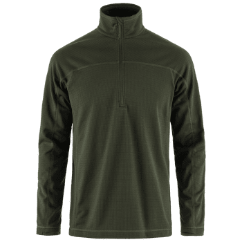 Sweat-shirt Fjällräven Abisko Lite Fleece Half Zip Men Deep Forest
