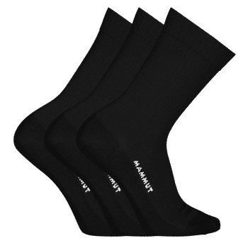 Chaussettes Mammut Everyday Crew Socks 3 Pack black 0001