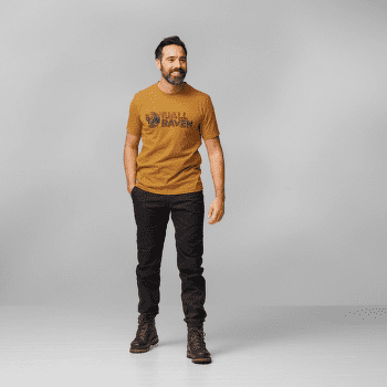 T-shirt a manches courtes Fjällräven Lush Logo T-Shirt Men UN Blue