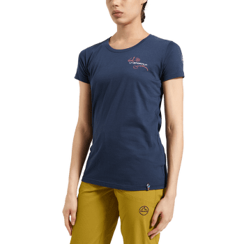 T-shirt a manches courtes La Sportiva CLIMB FLOWER T-SHIRT Women Limestone/Night Sky