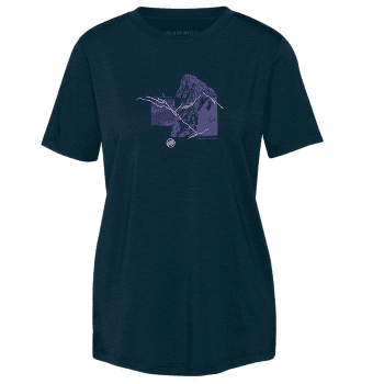 T-shirt a manches courtes Mammut Mountain T-Shirt Women 4208m marine 5118