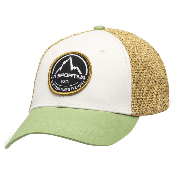 Casquette de baseball La Sportiva Belayer Cap White/Aspen Green