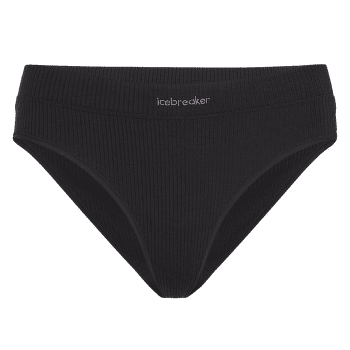 Culottes Icebreaker Merino Blend Rib Lotus Hipster Women BLACK