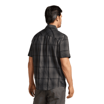 Chemises a manches courtes Icebreaker Merino 125 Cool-Lite™ Steveston SS Shirt Plaid Men OBSIDIAN/BLACK/P