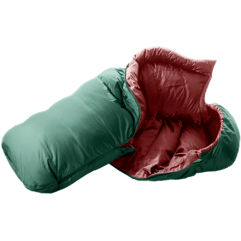 Sac de couchage deuter Starlight Down seagreen-redwood