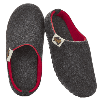Pantofle Gumbies Outback Charcoal & Red Charcoal / Red