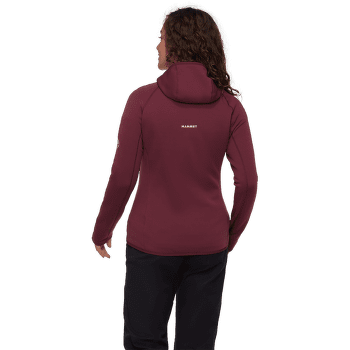Sweat-shirt Mammut Aconcagua ML Hooded Jacket Women 3818 dark mammut red