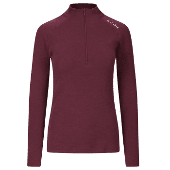T-shirt a manches longues Aclima WarmWool Mock Neck Shirt Women Fig