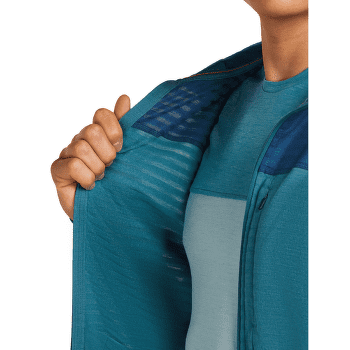 Sweat-shirt Icebreaker Merino Blend 300 RealFleece™ Descender LS Zip Men BLACK
