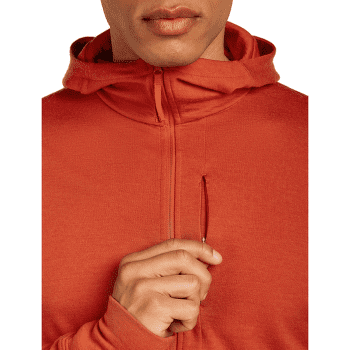 Sweat-shirt Icebreaker Merino 260 Quantum IV LS Zip Hoodie Men ATLANTIS