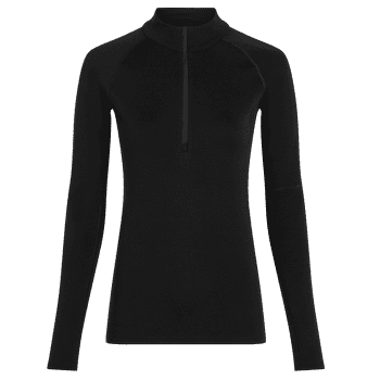 Pull Icebreaker 300 MerinoFine™ Polar LS Half Zip Women Black