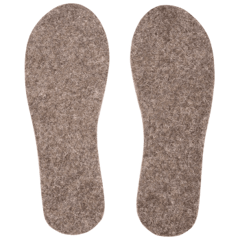 Semelles de chaussures internes Tova Wool soles Precut Eco Natural Brown