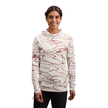 Sweat-shirt Black Diamond LS Alpenglow Hoody Women Relief-Meadow Rose-Fig