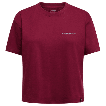 T-shirt a manches courtes La Sportiva TRILOGY CROP T-SHIRT Women Redwood/Limestone