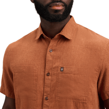 Chemises a manches courtes Black Diamond Scenic Route SS Shirt Men Midnight Blue-Glacier
