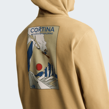 Sweat-shirt The North Face U Mountain Celebration Relaxed Hoodie-Graphic Men Khaki Stone