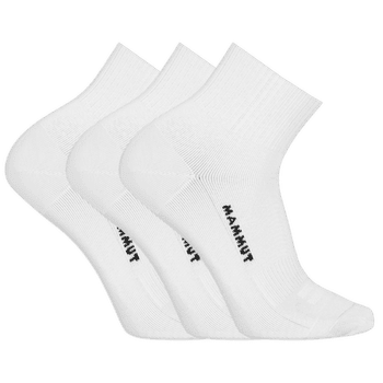 Chaussettes Mammut EVERYDAY QUARTER SOCKS 3 PACK white-black