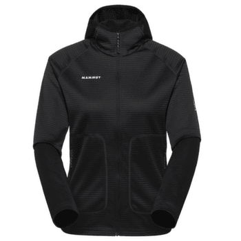 Sweat-shirt Mammut CRAG ML HOODED JACKET WOMEN black 0001